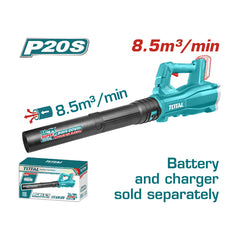 Total TABLI20323 | Cordless Blower - 20V 8.5m³/min Bare Tool