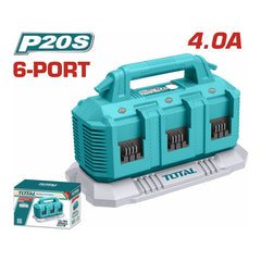 Total TFCLI2064 | P20S Battery Charger - 6-Port Sequential Charger