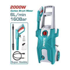 Total TGT11376 | High Pressure Washer - 2000W 160Bar Auto Stop