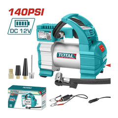Total TTAC1406 | Auto Air Compressor - 12V 140PSI with LED Light