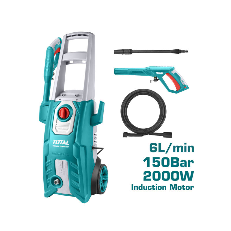 Total TGT11226 High-Pressure Washer – 2000W 150 Bar Induction Motor Power Washer