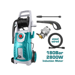 Total TGT11266 High-Pressure Washer – 2800W 180 Bar Heavy-Duty Power Cleaner