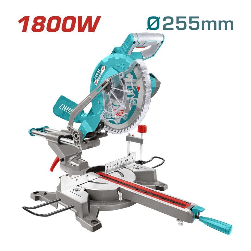 TS42182551 | Total Sliding Mitre Saw 255mm - 1800W