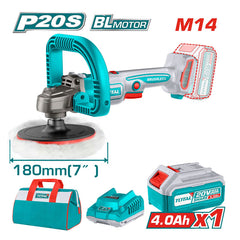 Total TAPLI20181 | Cordless Polisher - 20V 180mm with Battery & Charger