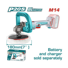 Total TAPLI2018 | Cordless Polisher - 20V 180mm Bare Tool