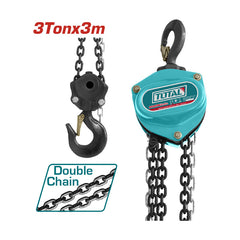 Total TCBK0203 | Chain Block - 3 Ton 3m Industrial Hoist