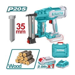 Total TCBNLI2008 | Cordless Brad Nailer - 20V F15-F35 with Battery & Charger