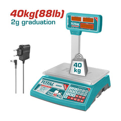 TOTAL TESA3402 40kg Heavy-Duty Benchtop Electronic Scale