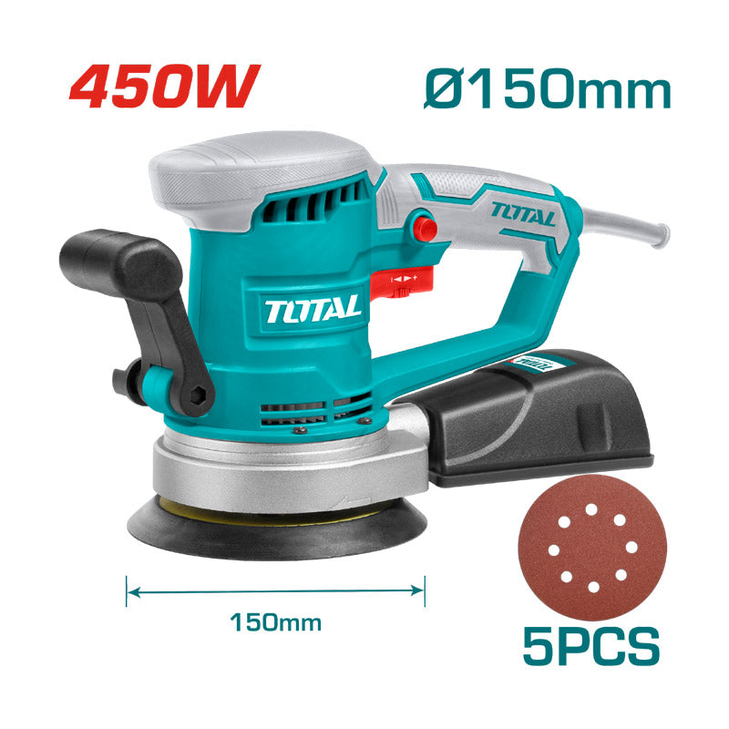 Total TF2041506 | Rotary Sander - 450W 150mm Variable Speed