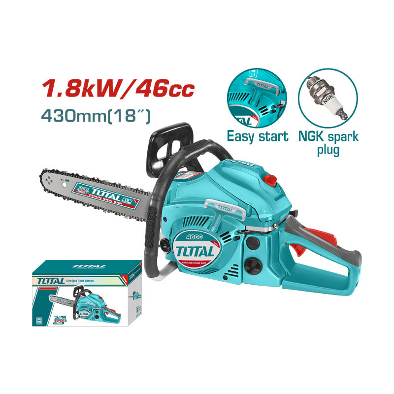 Total TG5451811 | Gasoline Chain Saw - 46cc 18 Inch
