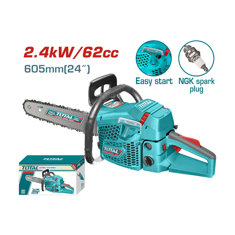 Total TG5602411 | Gasoline Chain Saw - 62cc 24 Inch