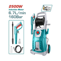 Total TGT11246 | High Pressure Washer - 2500W 160Bar Induction Motor