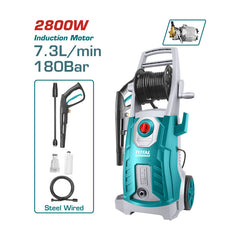Total TGT11266 | High Pressure Washer - 2800W 180Bar Copper Pump