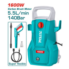 Total TGT11336 | High Pressure Washer - 1600W 140Bar Auto Stop