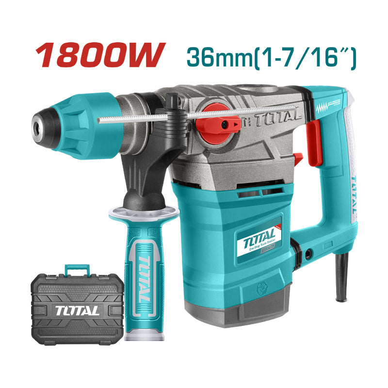 Total TH118366 | Rotary Hammer - 1800W 36mm 7.0J SDS Plus