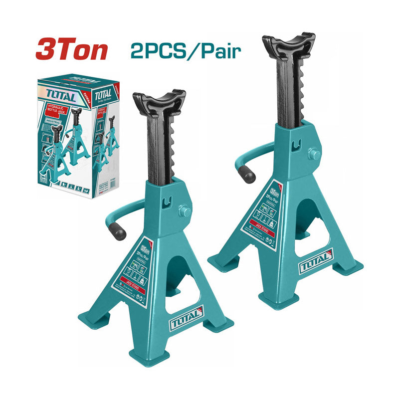 Total THJS0301 | Jack Stand - 3 Ton Pair Heavy Duty