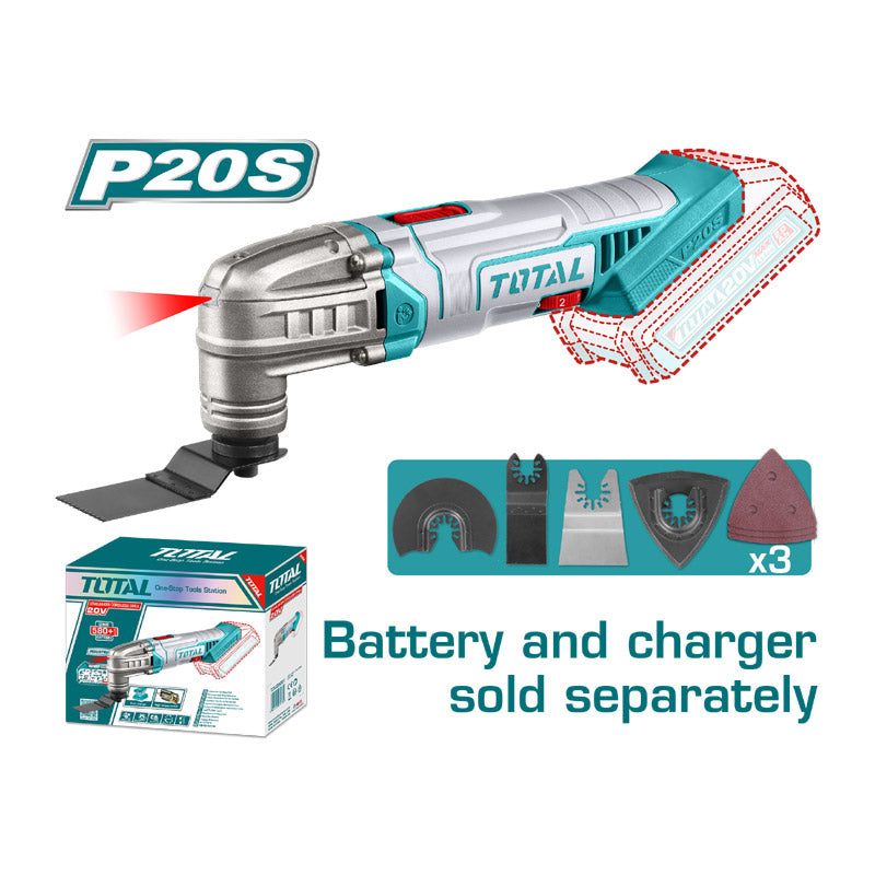 Total TMLI2022 | Cordless Multi-Tool - 20V Bare Tool
