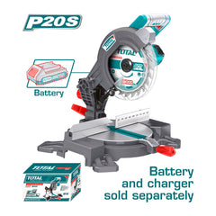 Total TMS2001 | Cordless Mitre Saw - 20V 210mm Bare Tool