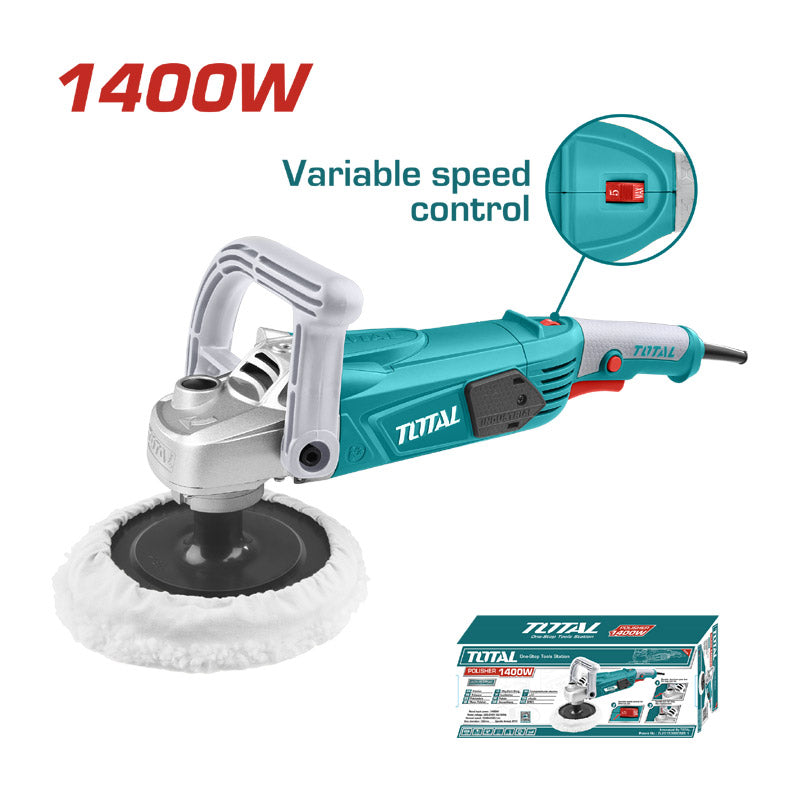 Total TP1141806 | Angle Polisher - 1400W 180mm
