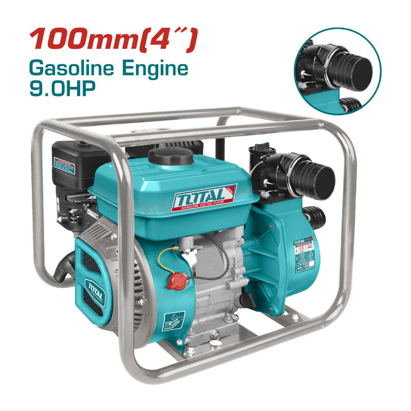 Total TP3401 | Gasoline Water Pump - 4 Inch 1500L/min 9HP