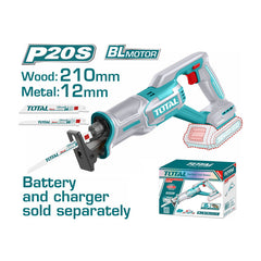 Total TRSLI2108 | Cordless Reciprocating Saw - 20V 210mm Bare Tool