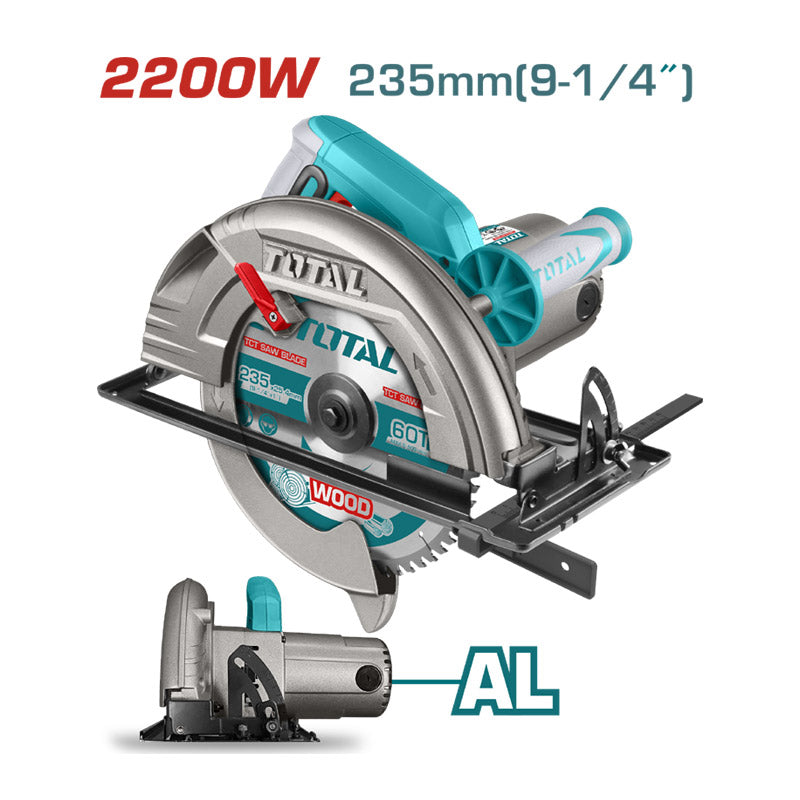 Total TS1222356 | Circular Saw - 2200W 235mm