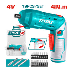 Total TSDLI0442 | Cordless Screwdriver Adjustable Handle - 4V