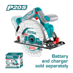 Total TSLI1651 | Cordless Circular Saw - 20V 165mm Bare Tool