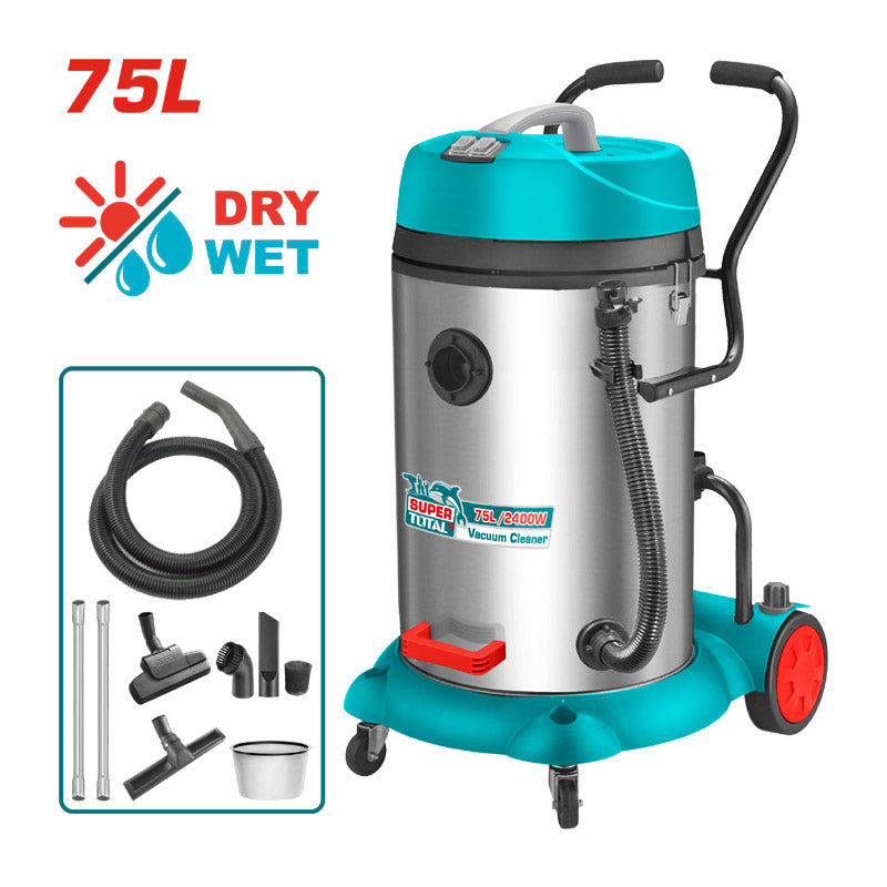 Total TVC24751 | Vacuum Cleaner - 2400W 75L Wet & Dry