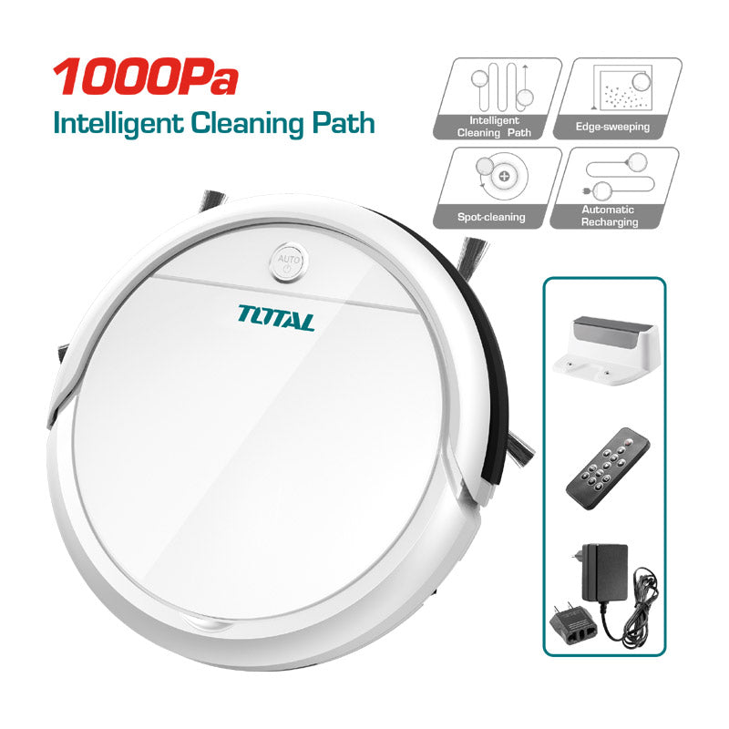 Total TVCRG30261 | Robotic Vacuum Cleaner - Gyroscope Style with Remote & Charging Base
