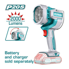 Total TWLI2088 | Cordless Work Lamp - 20V 2000lm Bare Tool