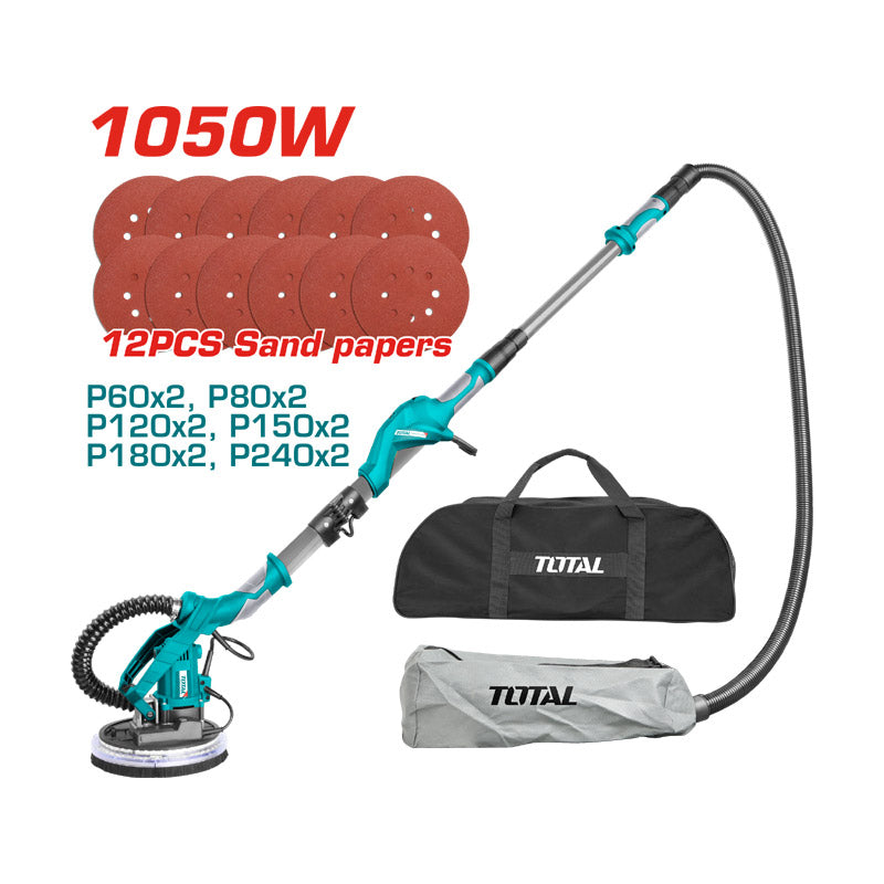 Total TWS10501 | Drywall Sander - 1050W 225mm with LED Light