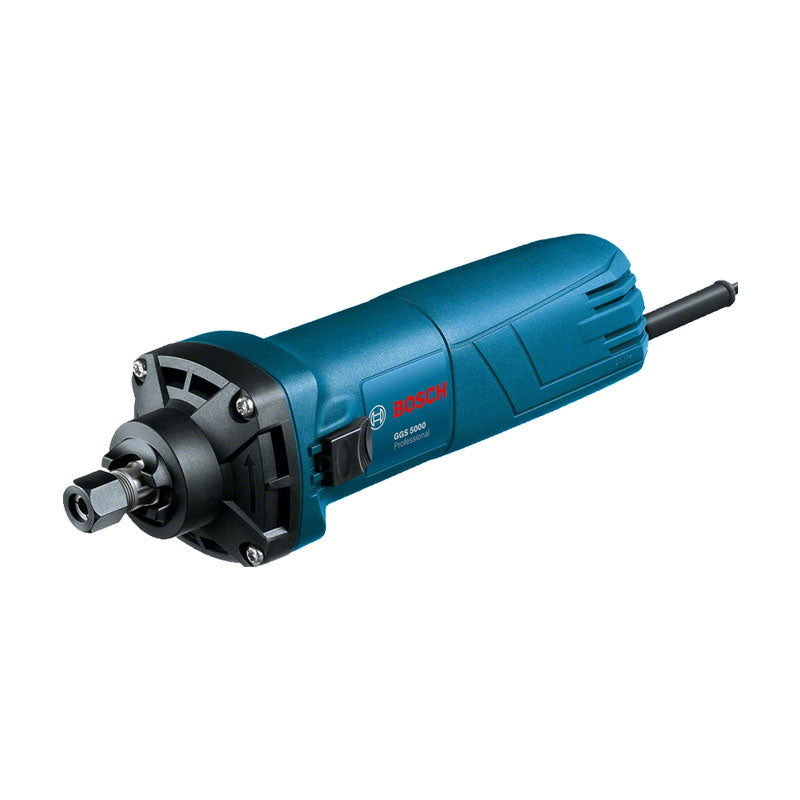Bosch die grinder in blue color with a 6.35mm cutting size and a 500W power rating.