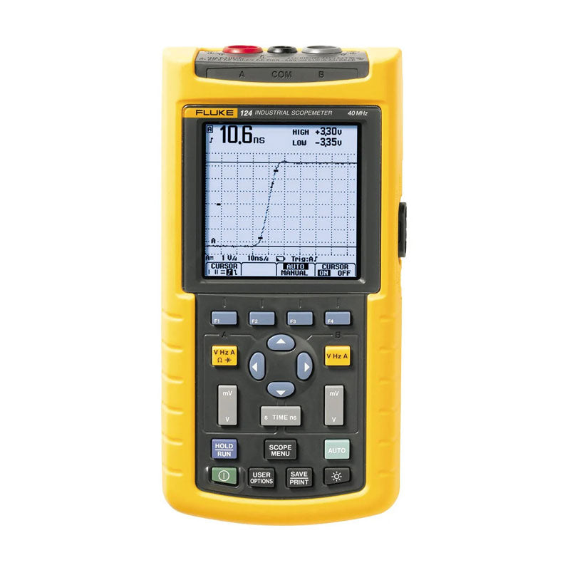 Fluke 124B | 40MHz Industrial ScopeMeter with Cursor Measurements