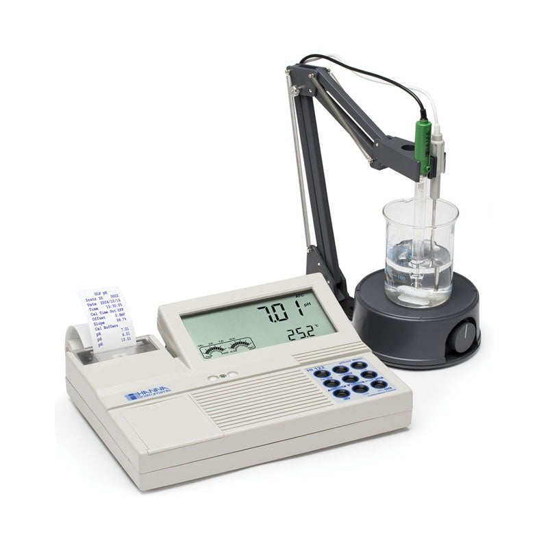 HI122 | Hanna pH/mV Benchtop meter with Built-in Printer