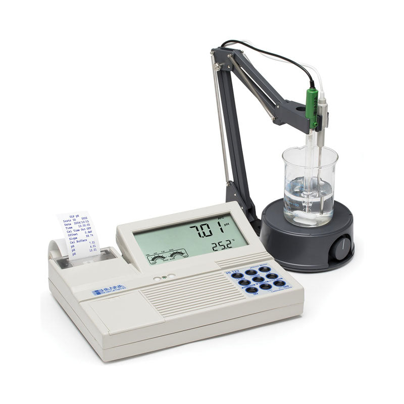 Hanna HI122 | Professional Benchtop pH/mV Meter with Printer