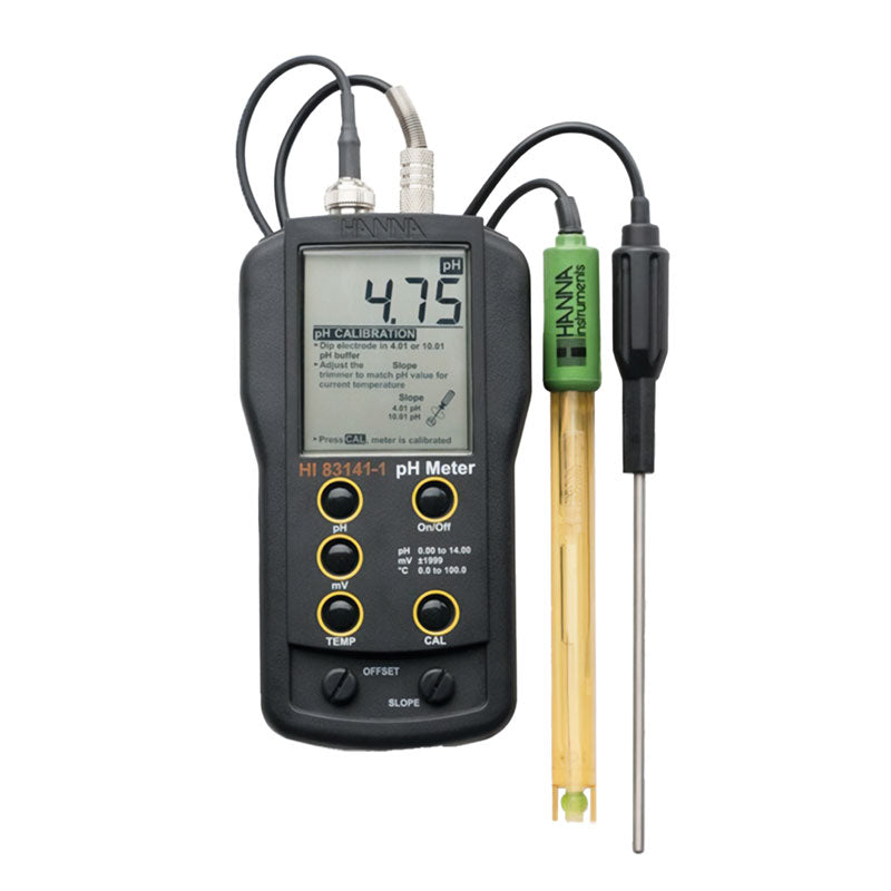 Hanna HI83141-1 | Analog Portable pH/mV/Temperature Meter
