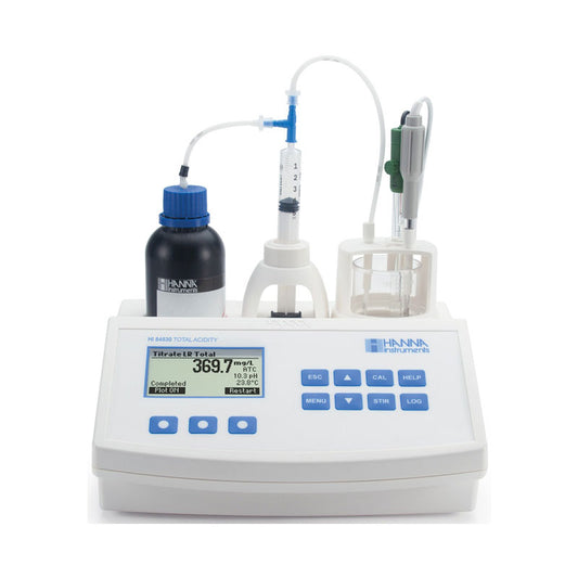 HI84530 | Hanna Titrator for Titratable Acidity in Water