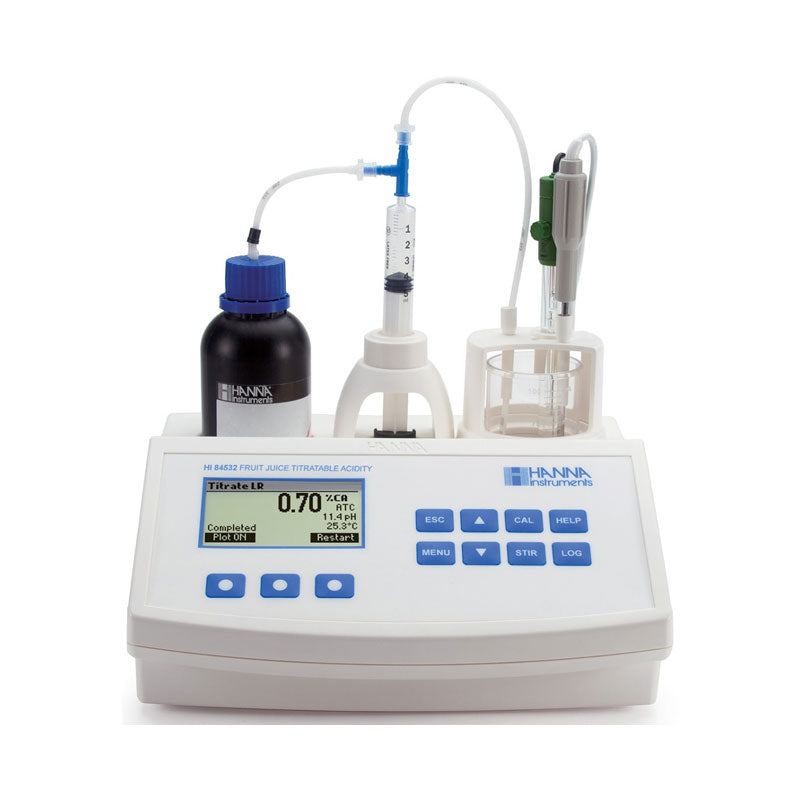 HI84532 | Hanna Titrator for Titratable Acidity in Fruit Juices