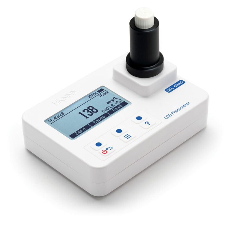 Hanna hi97106 portable COD photometer for water treatment facilities.