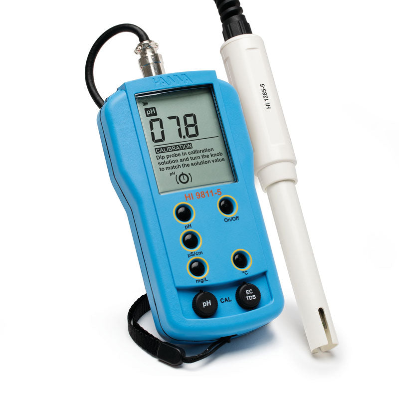 Hanna HI9811-51 | Portable pH/EC/TDS/Temperature Meter