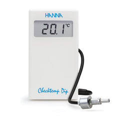 Digital thermometer with cable and Hanna branding on a white background