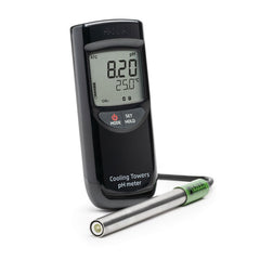 Hanna HI99141 Cooling Towers pH meter with digital display on a white background