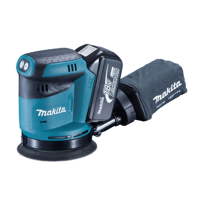 DBO180 | Makita Cordless Random Orbit Sander 125mm - 18V