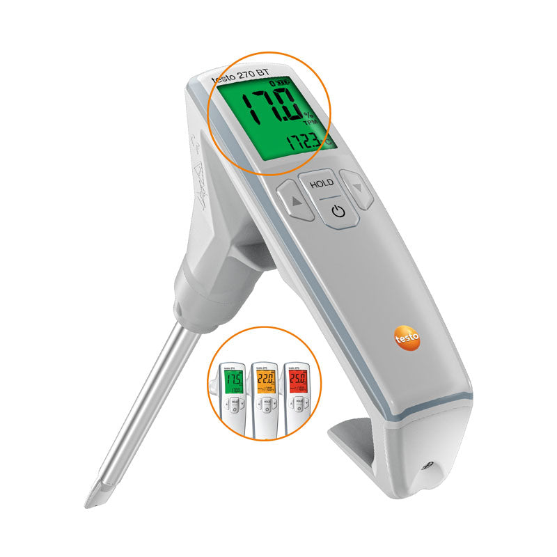 Testo 270 BT | Frying Oil TPM & Temperature Meter with Bluetooth