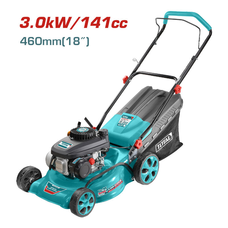 Total TGT141181 Gasoline Lawn Mower – 141cc, 4.0HP, 46cm Cut