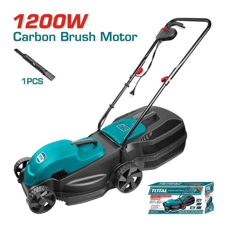 Total TGT612131 Electric Lawn Mower – 1200W, 32cm Cutting Width