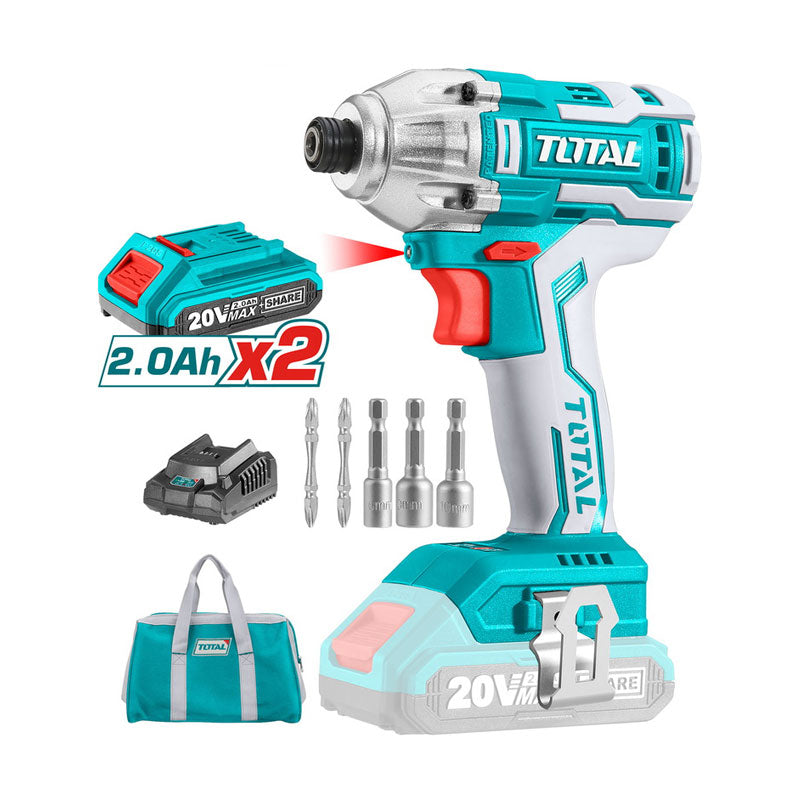 TIRLI2002 | Total Cordless Impact Driver 6.35mm - 20V