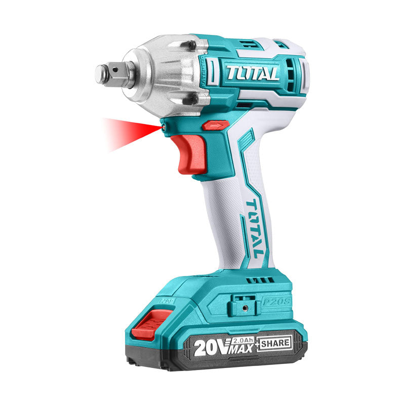 TIWLI2001 | Total Li-ion Cordless Impact Wrench 300N.m - 20V