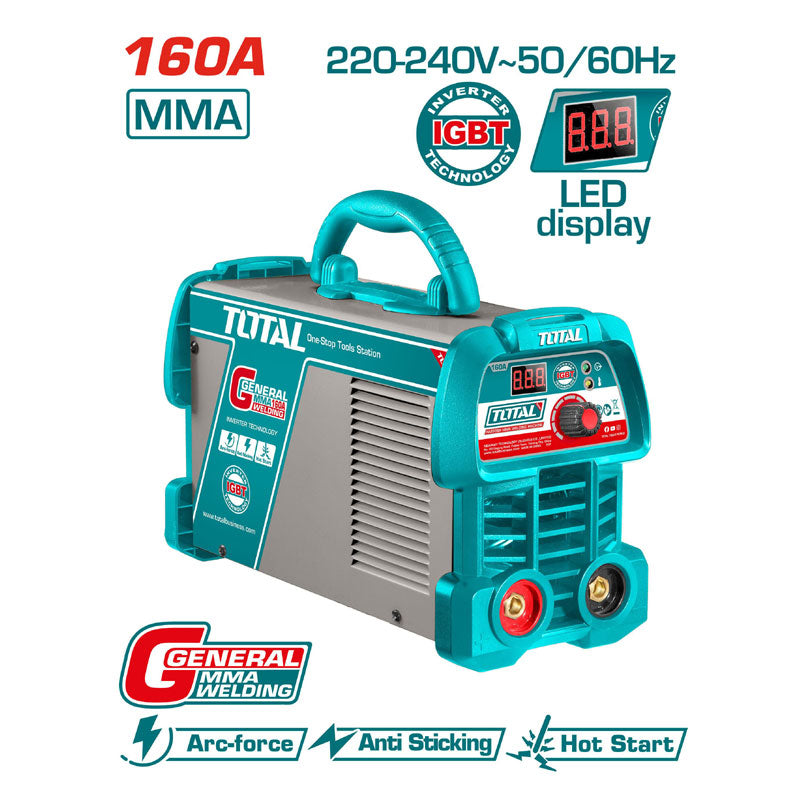 TOTAL TW216059 160A Advanced Inverter MMA Welding Machine